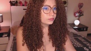 Curly Angel (Angela) nude on webcam in her Live Sex Chat Room