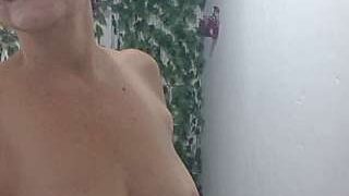 FunnyGrandma naked stripping on cam for live sex video chat