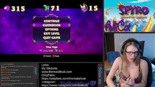 TheRealAllicat naked stripping on cam for live sex video chat