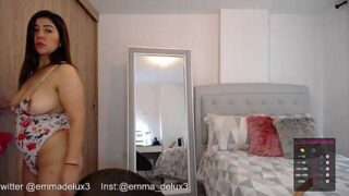 emmadelux naked stripping on cam for live sex video chat