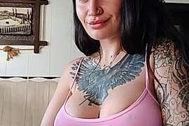 TattooGirlAlia naked stripping on cam for live sex video chat