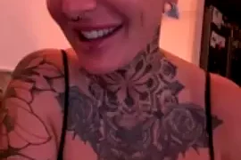 InkedBiitch nude strip before webcam for live sex xxx chat